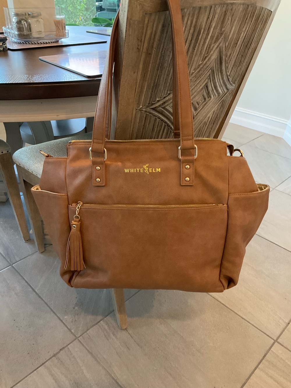 White Elm Gemini Convertible Tote Bag - Like New